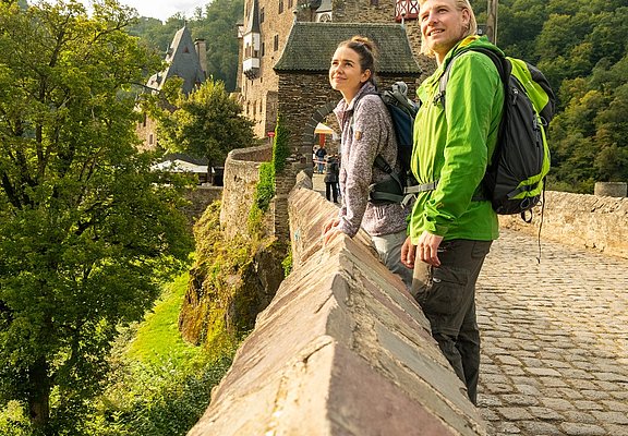 Auf dem Weg zur Burg Eltz