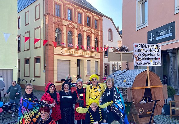 Rosenmontagszug in Lieser