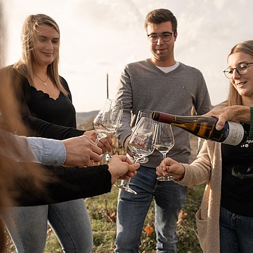 Weinprobenspaziergang mit der Winzerfamilie