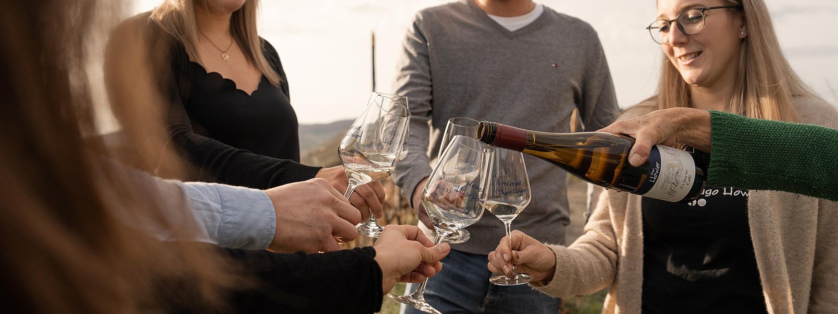 Weinprobenspaziergang mit der Winzerfamilie