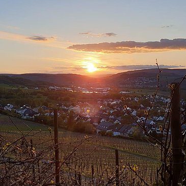 Sonnenuntergang über Andel