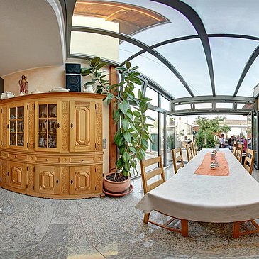 Frühstücksraum und Aufenthaltsraum