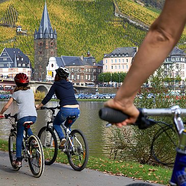 Radeln mit der Familie