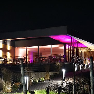 Weingut Brixius bei Nacht