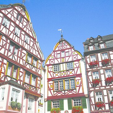 Fachwerkhäuser in Bernkastel-Kues