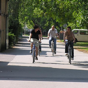 Wir liegen direkt am Moselradweg