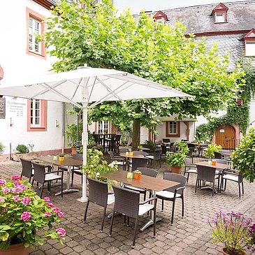 Innenhof Hotel Deutschherrenhof