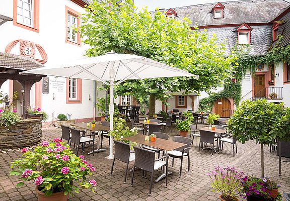 Innenhof Hotel Deutschherrenhof