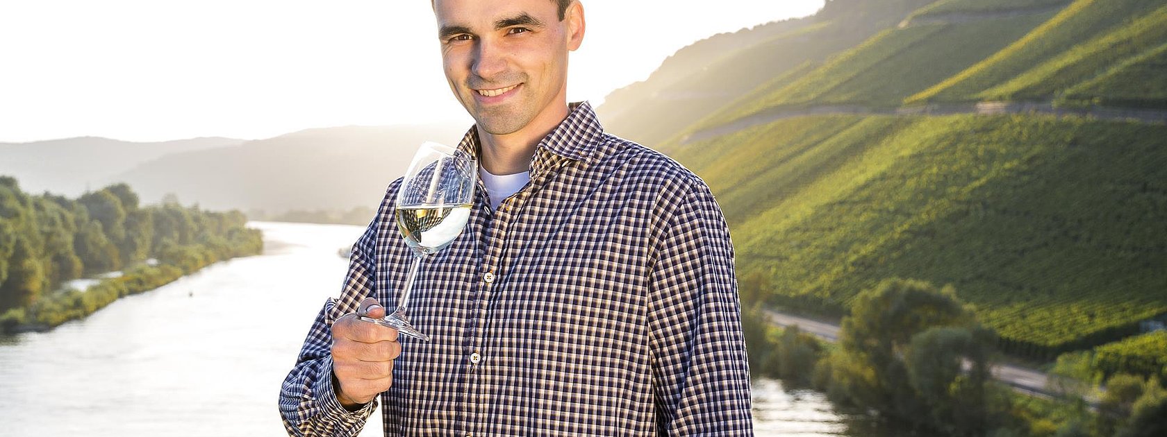 Winzer vor Mosel