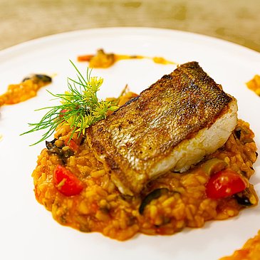 Leckeres Essen im Restaurant Deutschherrenhof