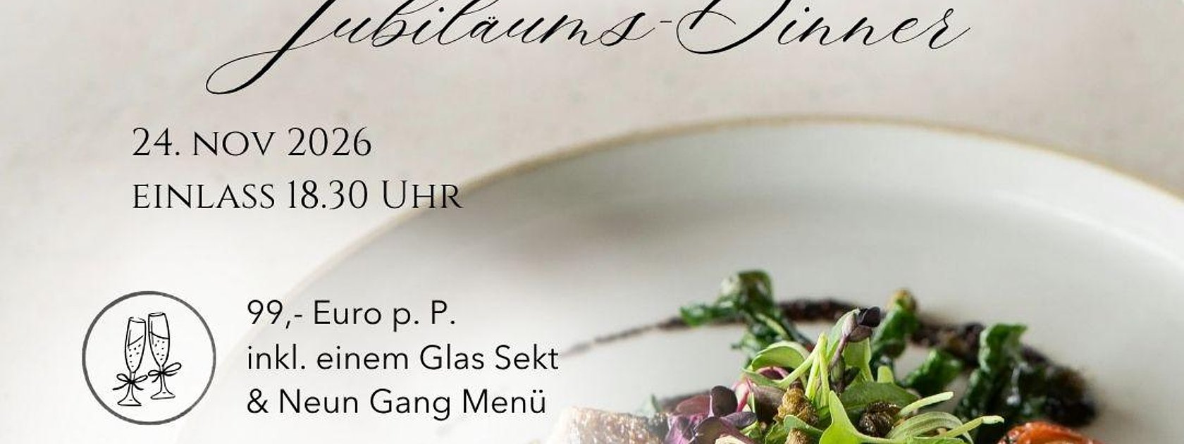 Jubiläums-Dinner