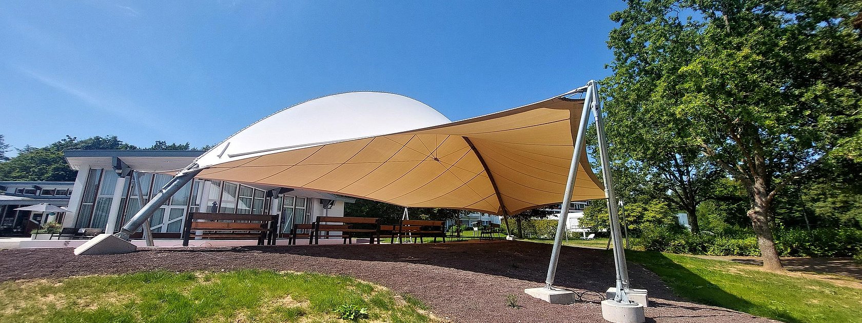 Kurgastzentrum mit Klimapavillon