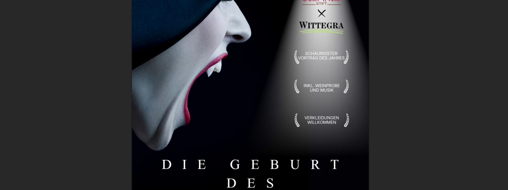 Plakat "Die Geburt des Vampirs"