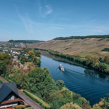 Blick vom Balkon