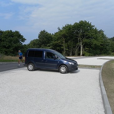 Neuer Parkplatz am Graacher Schießstand