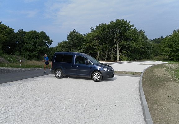 Neuer Parkplatz am Graacher Schießstand