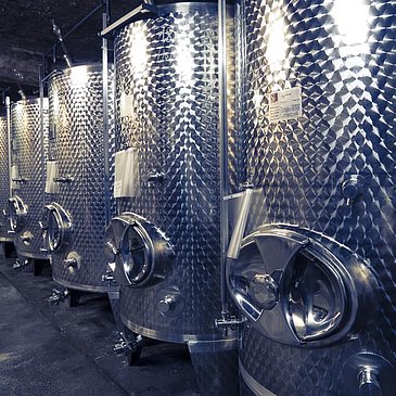 Weinkeller im Weingut Fass
