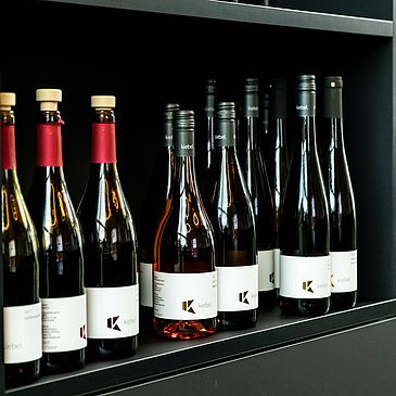 Weinflaschen Weingut Kiebel