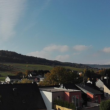 Ausblick vom Balkon