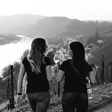 Spaziergang in den Weinbergen