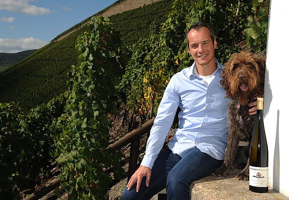 Martin Conrad in Weinbergen