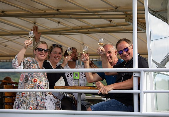 Weinprobe auf der Mosel