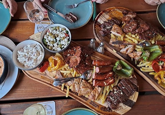 Essen auf der Eisernen Weinkarte