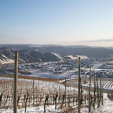 FeWo Winterbild Piesport sehr schön