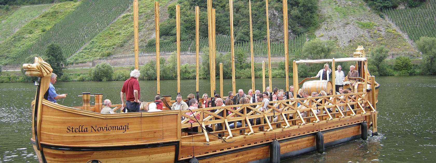Schiffahrt auf der Stella Noviomagi