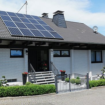 Frontansicht Haus