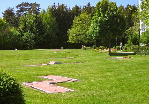 Minigolf am Kurgastzentrum
