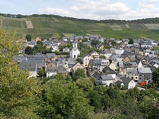 Blick auf de Ortsteil Maring