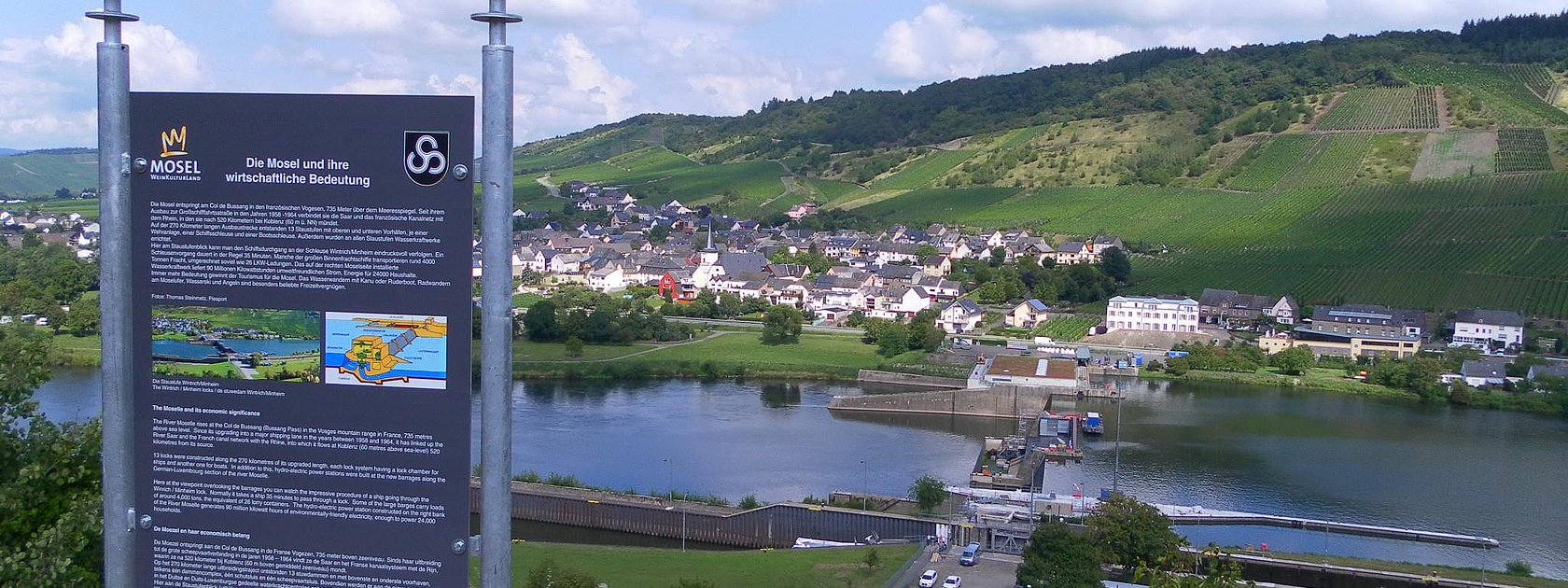 Staustufenblick Wintrich/Minheim