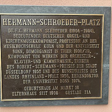 Hermann Schröder-Gedenktafel