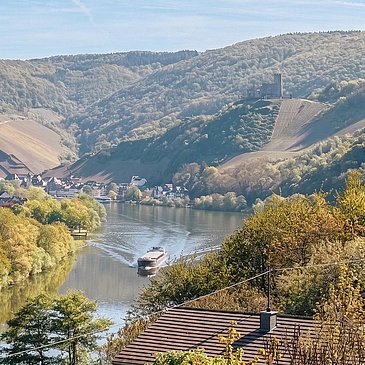Blick vom Balkon
