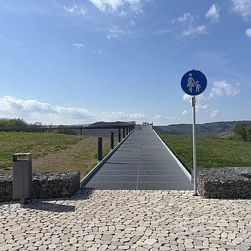 Zugang zum Panoramasteg