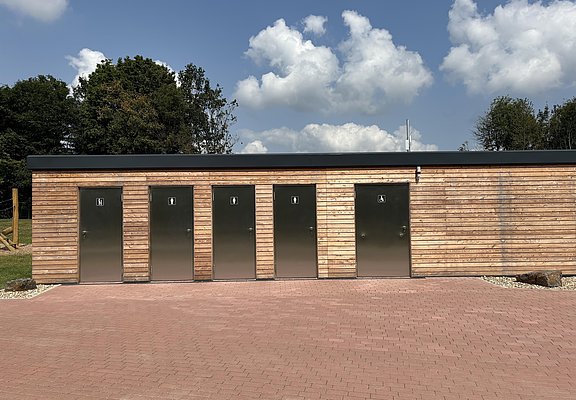 Toliette im Kurpark