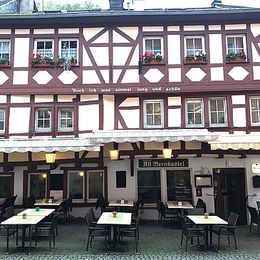 Außengatronomie Restaurant Alt Bernkastel