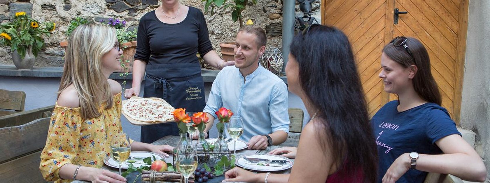 Weinprobe im Weingut Brunnenhof