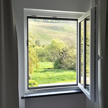 Ausblick Schlafzimmer Kardinalsberg