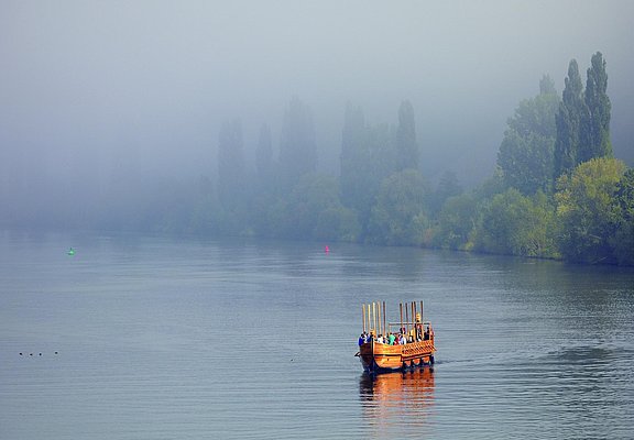 Weinschiff auf der Mosel
