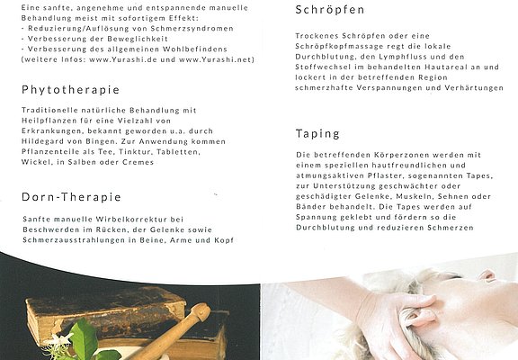 Naturheilpraxis Melissa - Therapien