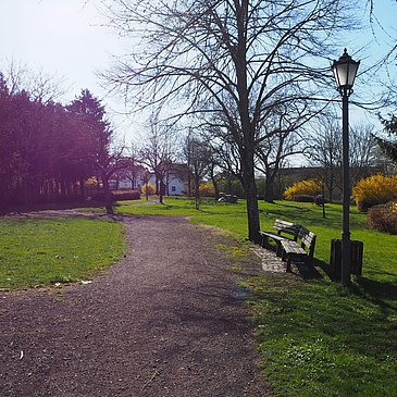 Bügerpark in Longkamp Frühjahr